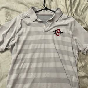 San Diego state Sdsu team issue Nike golf polo